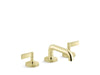 Kallista P24491-LV One Basin Set, Low Spout, Lever Handle