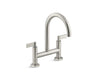 Kallista P25202-LV One Kitchen Bridge Faucet, D-Mount, Lv