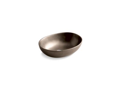 Kallista P72061-00 Obidos Elliptical White Bronze Vessel