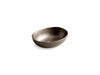 Kallista P72061-00 Obidos Elliptical White Bronze Vessel
