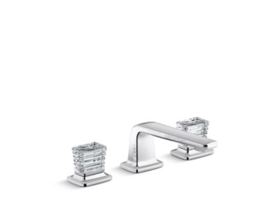 Kallista P24705-CC Per Se Sink Faucet, Crystal Knob