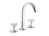 Kallista P25003-CR Script Deckmnt Bath Faucet Crss Hndl