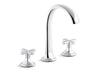Kallista P25007-CR Script Sink Faucet Arch Spout Crss Hndl