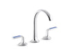Kallista P25055-CBW Script Snk Fct Arch Spt Enml Blue Wave