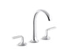 Kallista P25055-FRW Script Snk Fct Arch Spt Enml Frost Wave