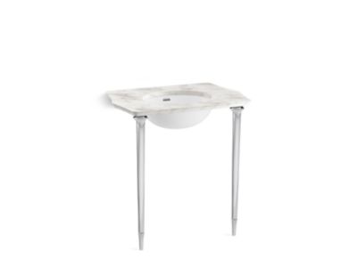 Kallista P74242-CP Script Console Table Leg