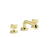 Kallista P24491-CR One Basin Set, Low Spout, Cross Handle