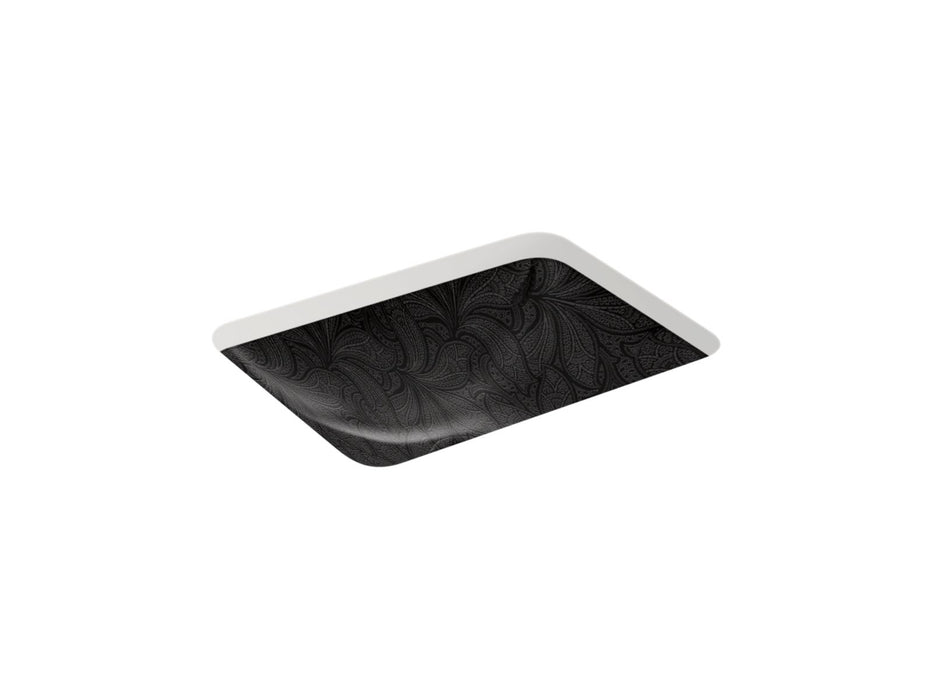 KOHLER K-29471-FP2 Sartorial Paisley Caxton 20" rectangular undermount bathroom sink