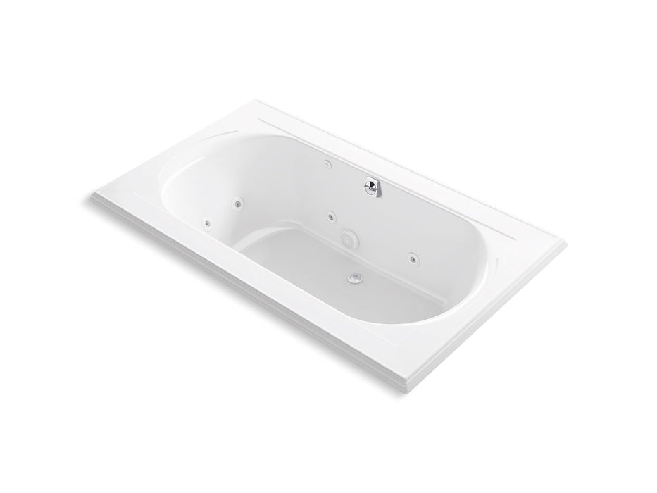 KOHLER K-1418-JHE Memoirs 72" x 42" drop-in whirlpool bath