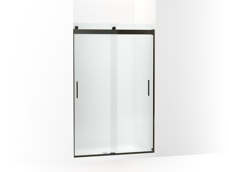 KOHLER K-706008-D3 Levity Sliding shower door, 74" H x 43-5/8 - 47-5/8" W, with 1/4" thick Frosted glass