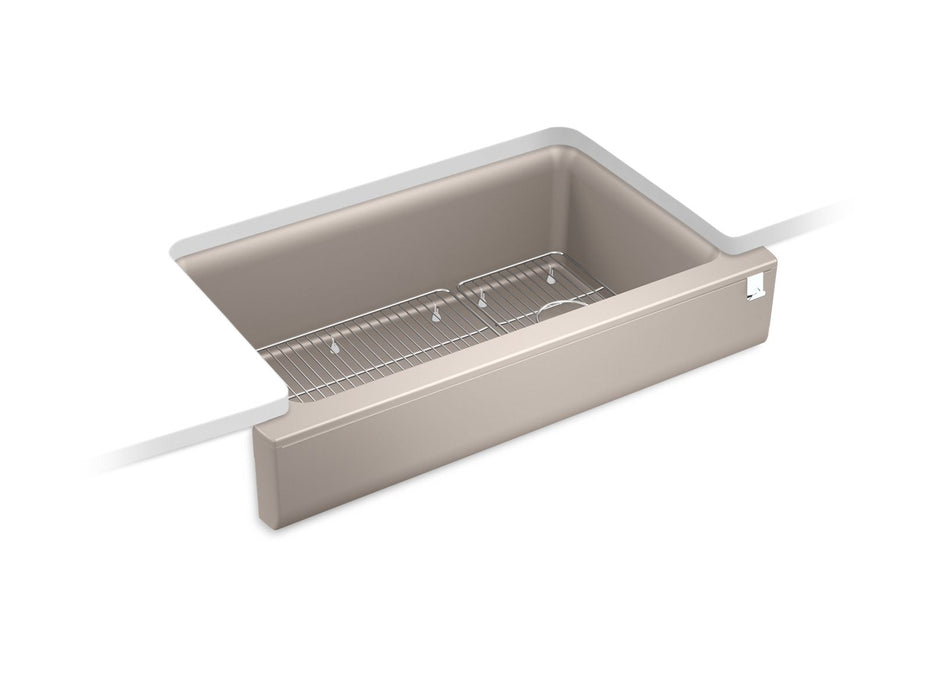 KOHLER Cairn Undermount single-bowl farmhouse kitchen sink