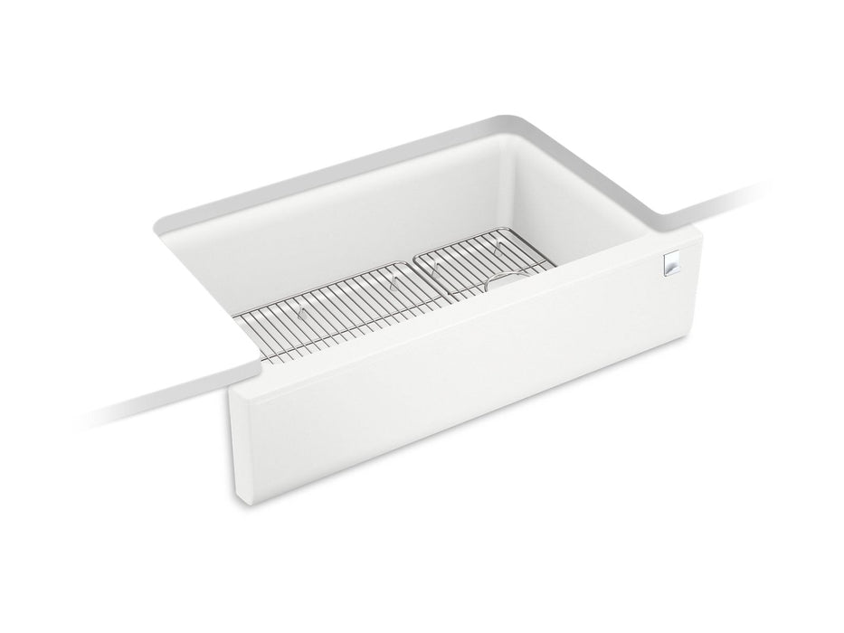 KOHLER Cairn 34" undermount single-bowl farmhouse kitchen sink