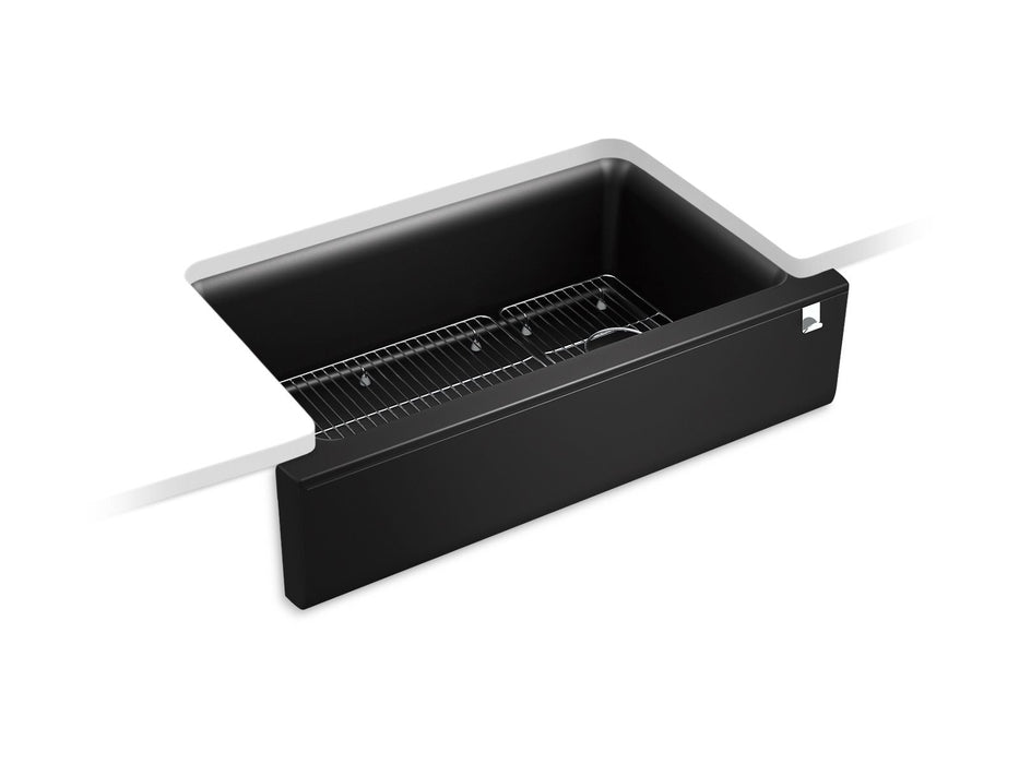 KOHLER Cairn 34" undermount single-bowl farmhouse kitchen sink