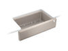 KOHLER Cairn 34" undermount single-bowl farmhouse kitchen sink