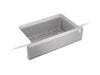 KOHLER Cairn 34" undermount single-bowl farmhouse kitchen sink