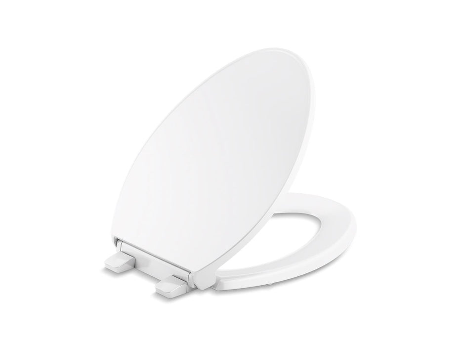 KOHLER Border ReadyLatch Quiet-Close elongated toilet seat with antimicrobial agent
