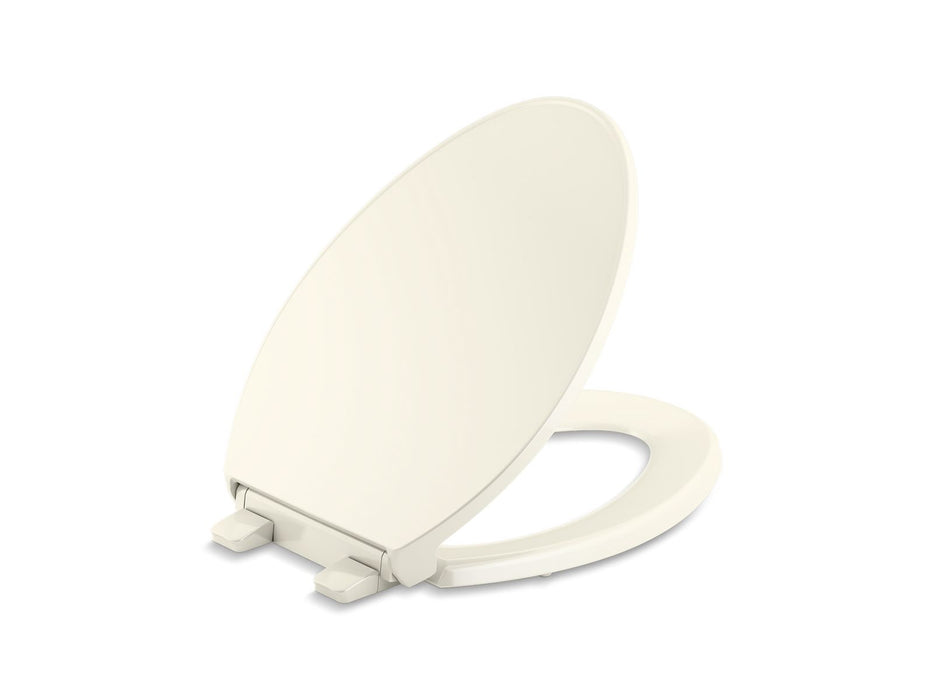 KOHLER Border ReadyLatch Quiet-Close elongated toilet seat with antimicrobial agent