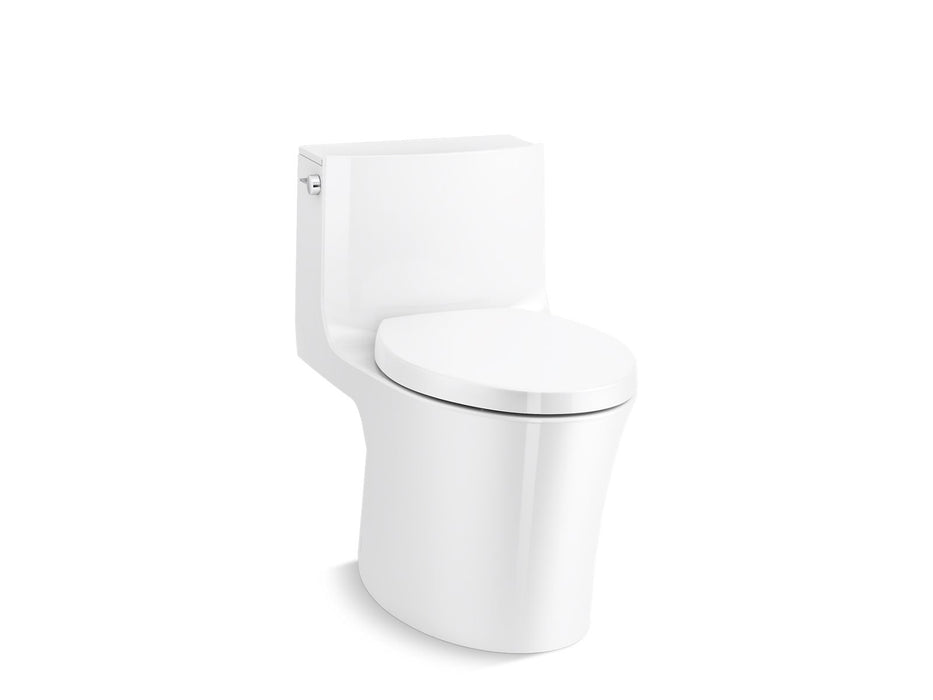 KOHLER K-1381 Veil One-piece elongated toilet with skirted trapway, dual-flush