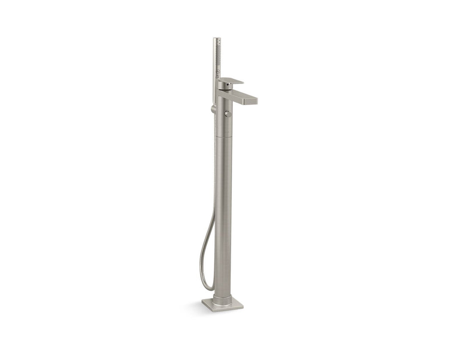 KOHLER K-T23492-4 Parallel Floor-mount bath filler trim with handshower