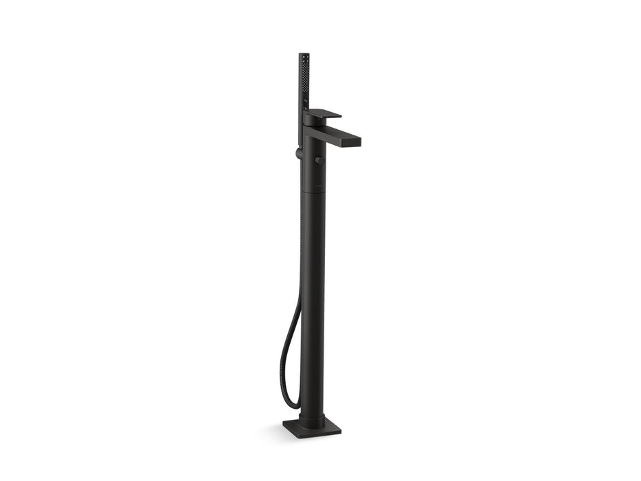 KOHLER K-T23492-4 Parallel Floor-mount bath filler trim with handshower