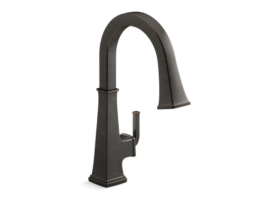 KOHLER K-23830 Riff Pull-down kitchen sink faucet with three-function sprayhead