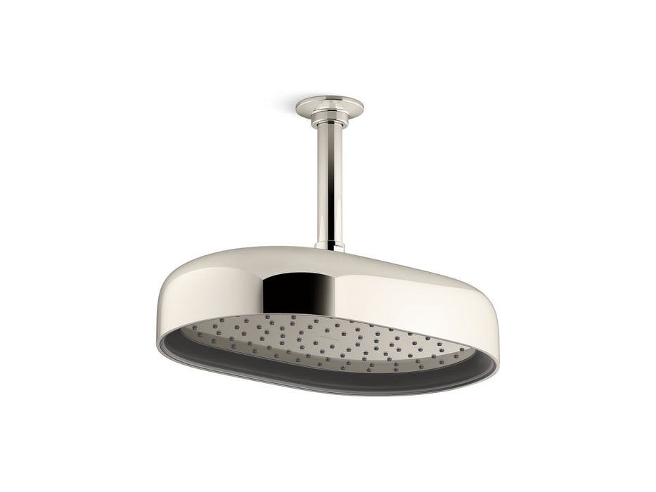 KOHLER Statement Oblong 12" single-function rainhead, 1.75 gpm