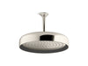 KOHLER Statement Round 12" single-function rainhead, 2.5 gpm