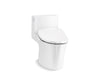 KOHLER K-1381-HC Veil Hidden cord one-piece elongated toilet with skirted trapway, dual-flush