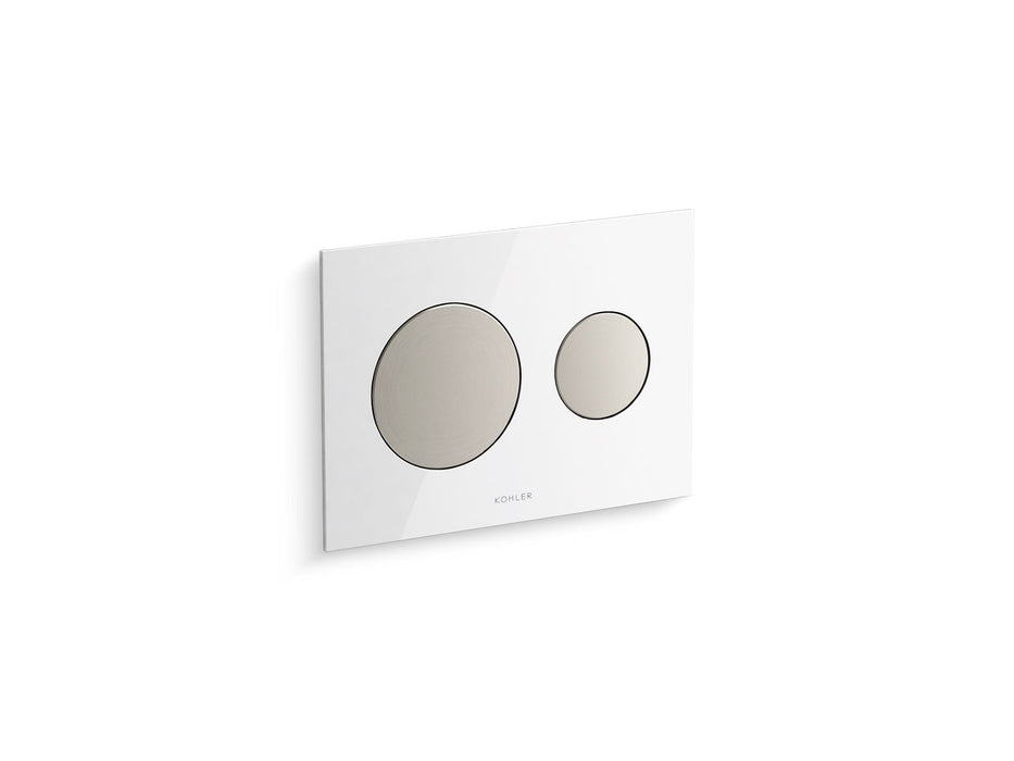 KOHLER Skim Dual-flush actuator plate for 2" x 4" in-wall tank and carrier system