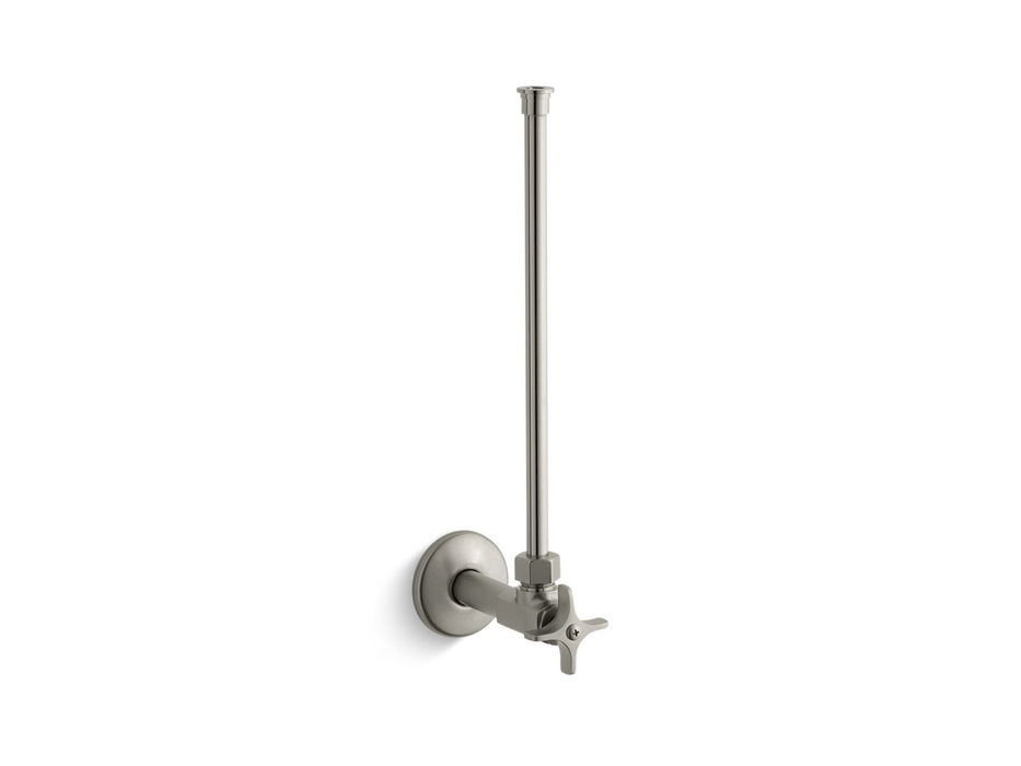 KOHLER 1/2" NPT angle supply with stop with cross handle and annealed vertical tube