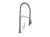KOHLER K-23765 Tone Semi-professional pull-down kitchen sink faucet with three-function sprayhead