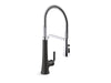 KOHLER K-23765 Tone Semi-professional pull-down kitchen sink faucet with three-function sprayhead