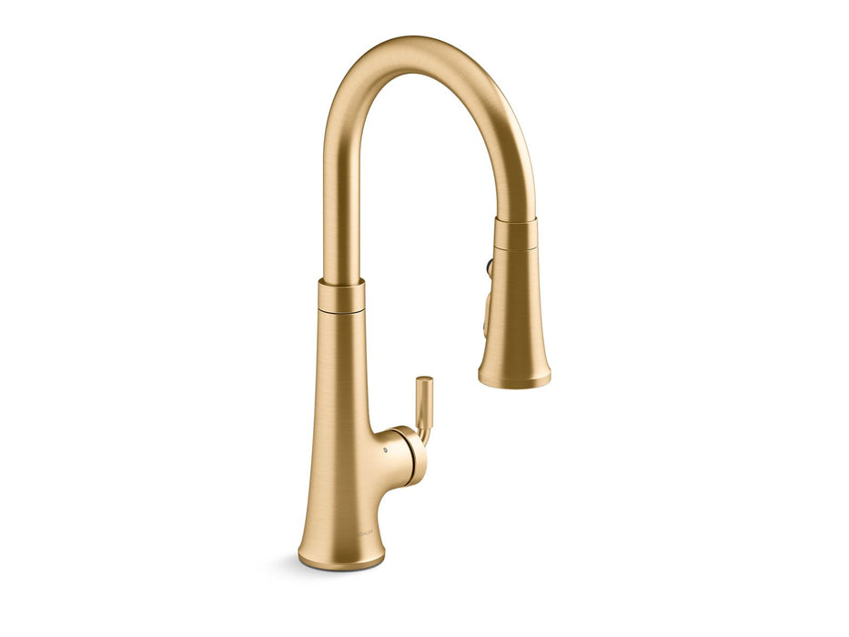 KOHLER K-23766 Tone Touchless pull-down kitchen sink faucet with three-function sprayhead