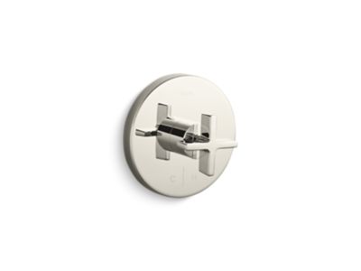 Kallista One Thermo Trim, H&C, Cross Handle