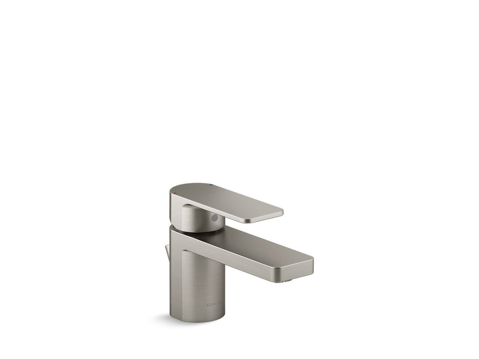 KOHLER K-24804-4N Parallel Low single-handle bathroom sink faucet, 0.5 gpm