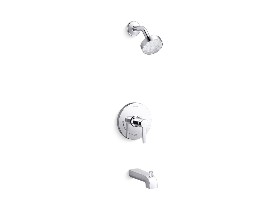 KOHLER Pitch Rite-Temp bath and shower trim kit, 2.5 gpm