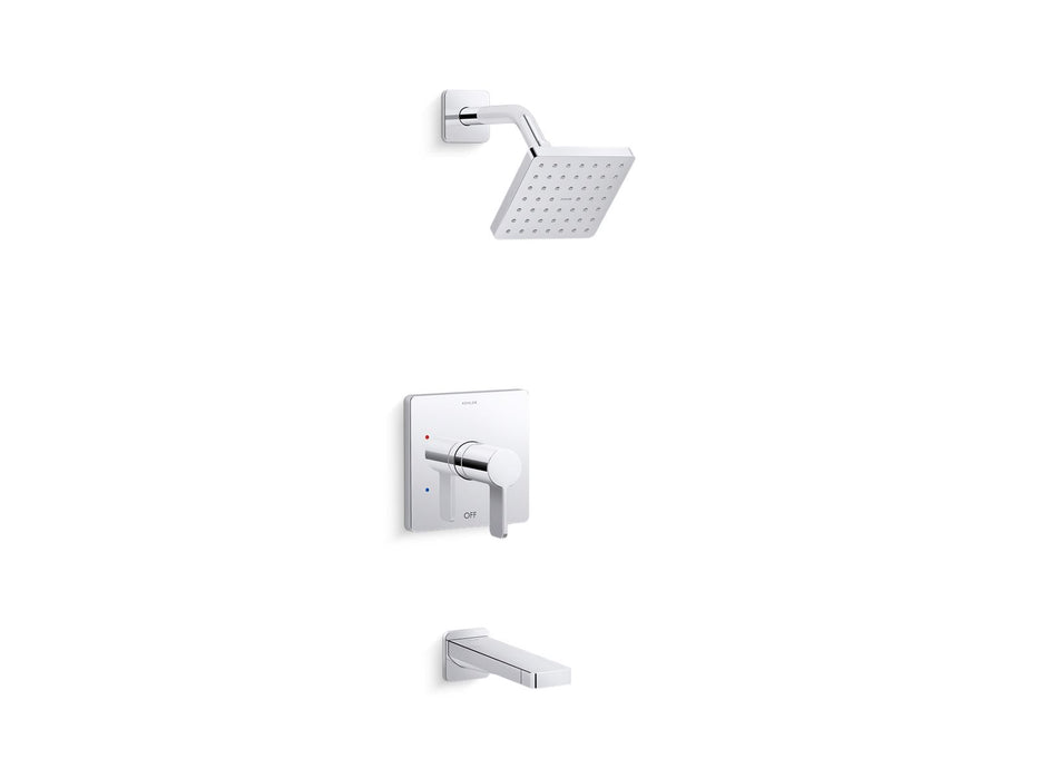KOHLER K-TS23502-4G Parallel Rite-Temp bath and shower trim kit, 1.75 gpm