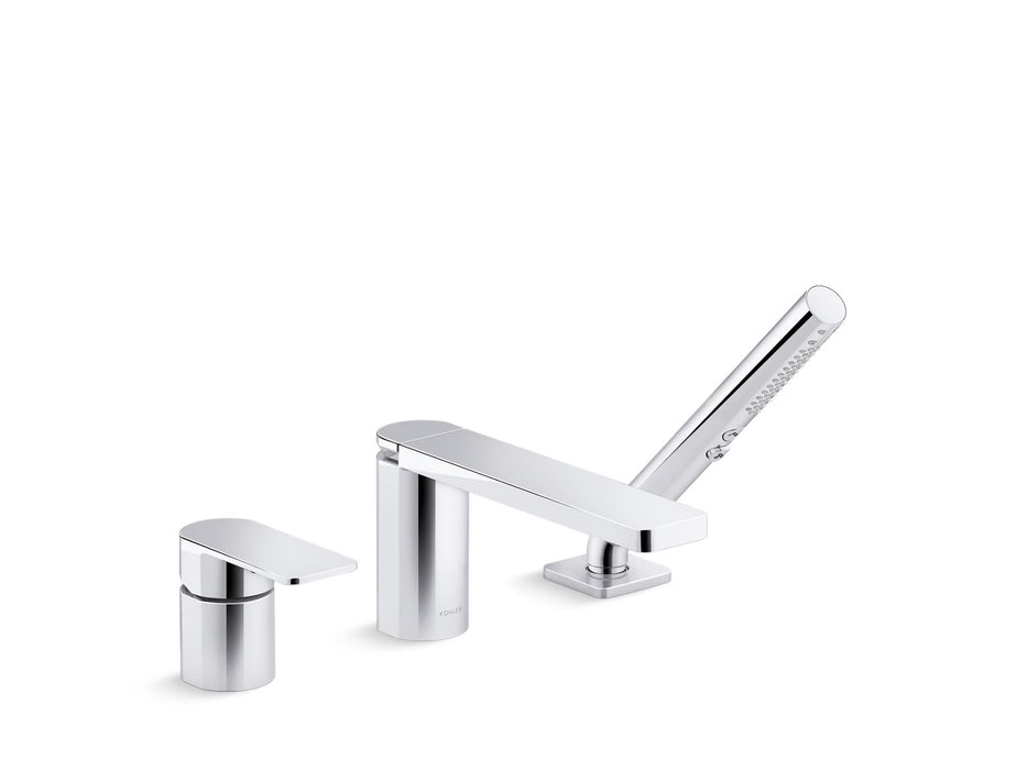 KOHLER K-23488-4 Parallel Deck-mount bath faucet with handshower