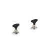 KOHLER Artifacts Nero Marquina T-handle bathroom sink faucet handles