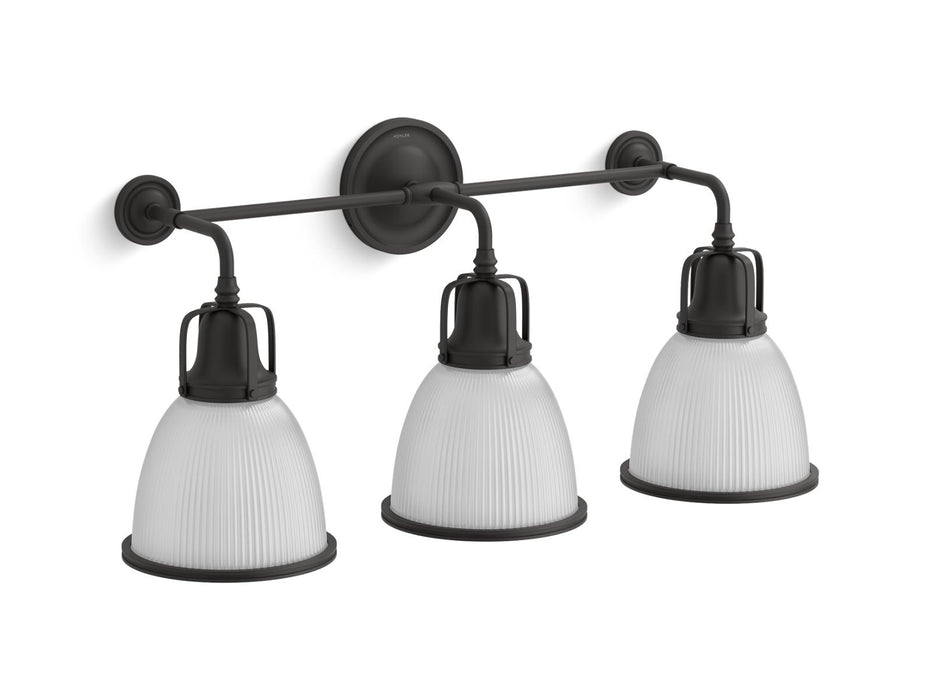 KOHLER K-32283-SC03 Hauksbee Three-light bell sconce