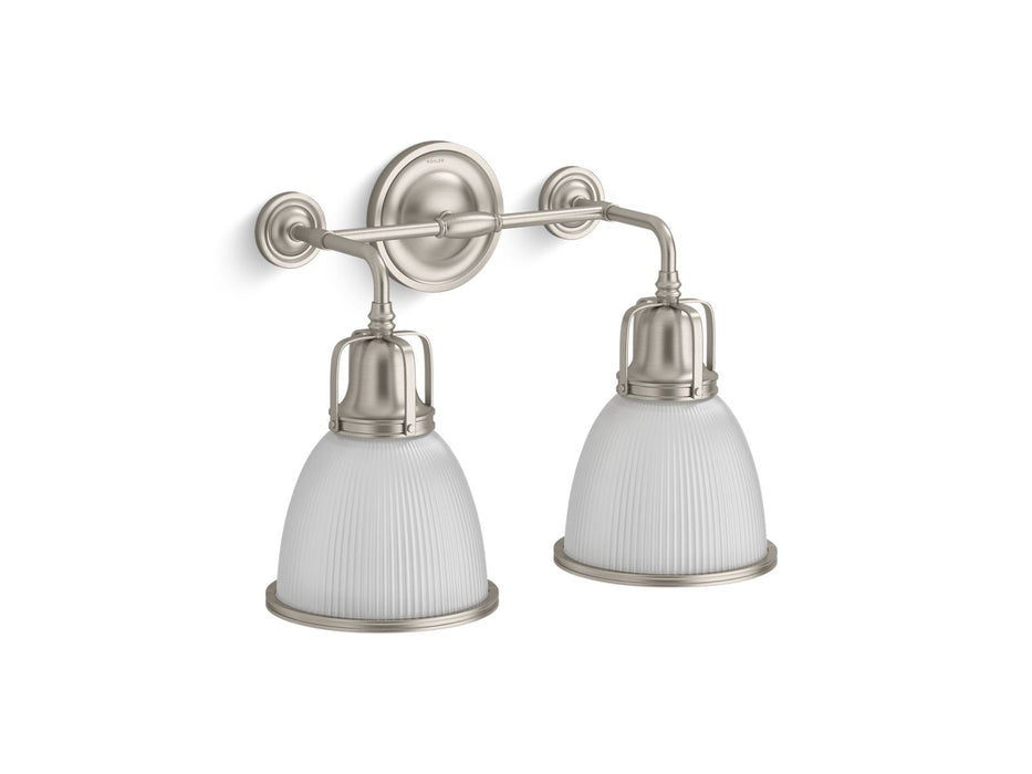 KOHLER Hauksbee Two-light bell sconce