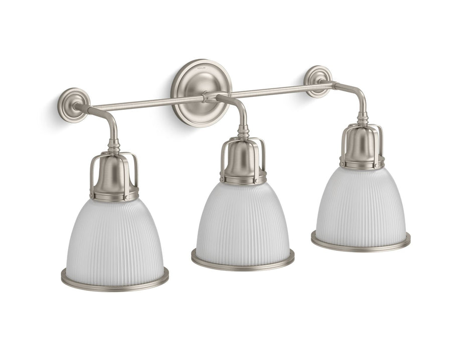 KOHLER K-32283-SC03 Hauksbee Three-light bell sconce