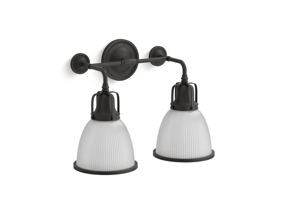 KOHLER Hauksbee Two-light bell sconce
