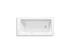 KOHLER K-1946-W1 Archer 60" x 30" drop-in bath with Bask heated surface