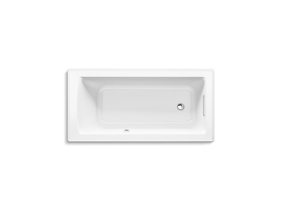 KOHLER K-1946-W1 Archer 60" x 30" drop-in bath with Bask heated surface