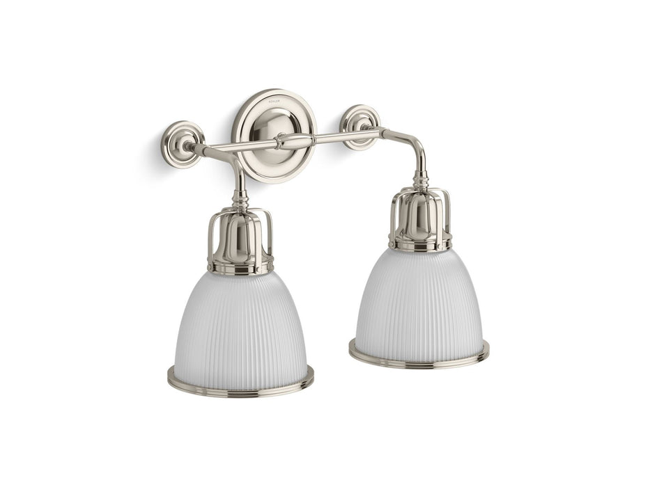 KOHLER Hauksbee Two-light bell sconce