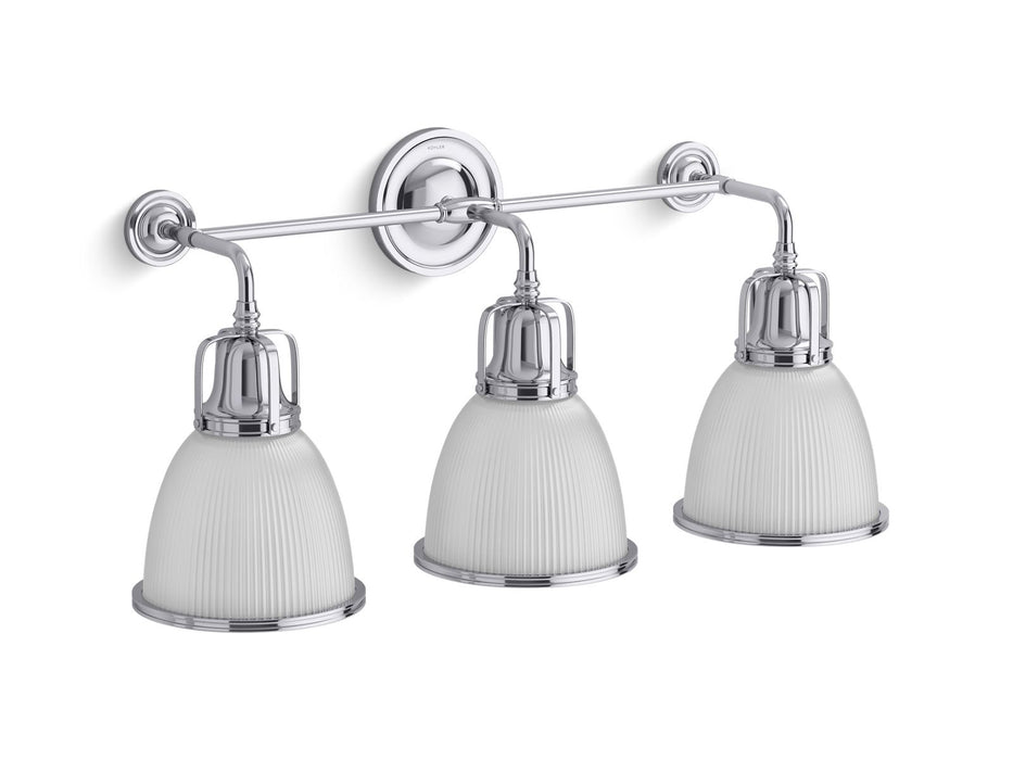 KOHLER K-32283-SC03 Hauksbee Three-light bell sconce