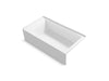 KOHLER K-26108-RA Entity 60" x 32" alcove bath with right drain