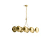 KOHLER Vorleigh 44" linear chandelier