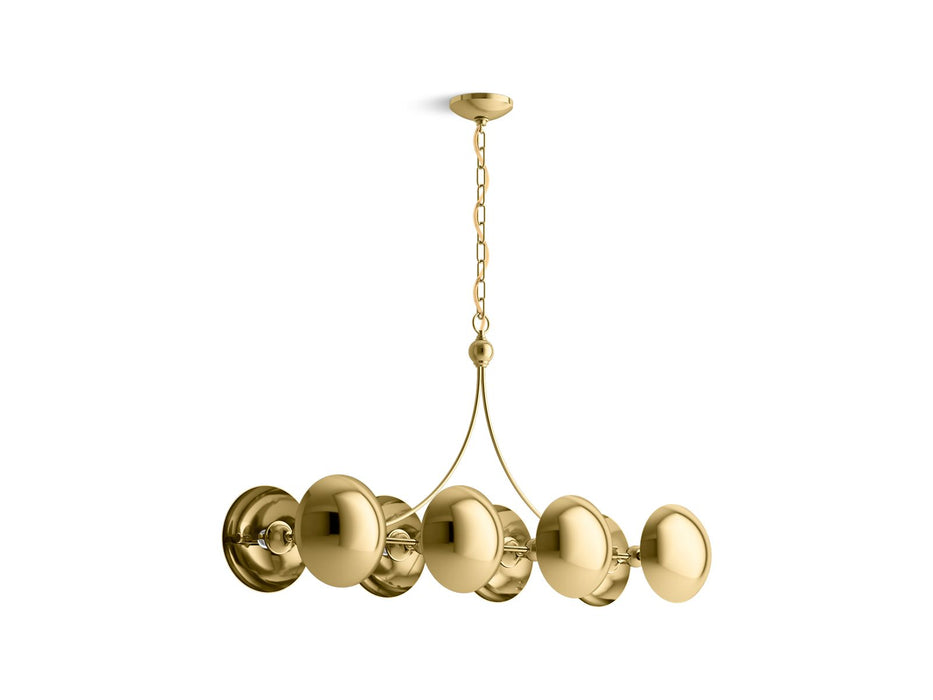 KOHLER Vorleigh 44" linear chandelier